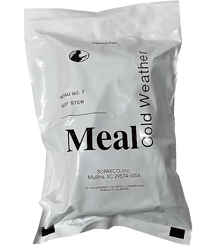 Amazon.com: Cold Weather MRE Meal Ready to Eat USGI Menu #5